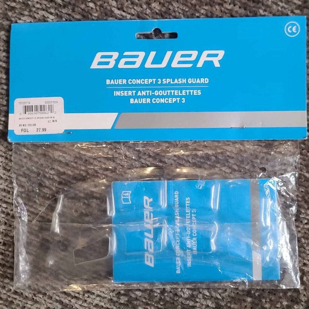 Bauer concept 3 Splash Guard clear